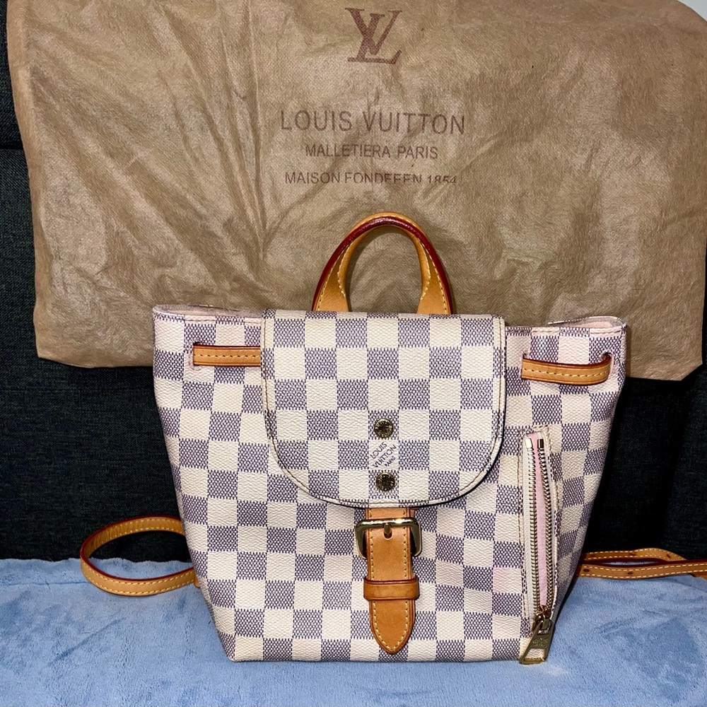 Louis Vuitton  Damier Azur Sperone Backpack